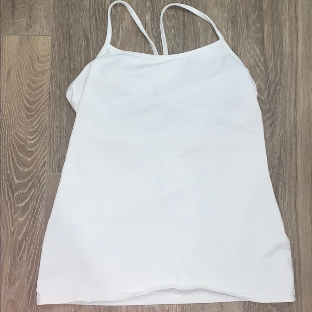 White lululemon tank top